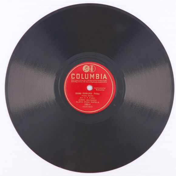 Jerry Mazanec - Rano Raničko / Chaloupky Pod Horami 1941 10" 78rpm Record 280-F - Picture 2 of 16